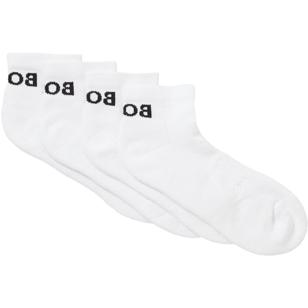 Hugo Boss 2 Pack Sport Ankle Socks - White 100